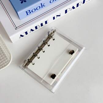 M5 Clear Ring Binder, 10pcs Double-Sided Sleeves, Refill Paper, DIY Binder Notebook Set. Sticker Sheets, Sticker Books, Sticker Shelves, Seal Books, Sticker Binders, Refill Packs, Clear Sticker Books