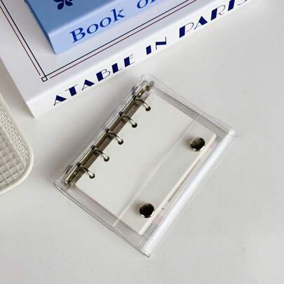 M5 Clear Ring Binder, 10pcs Double-Sided Sleeves, Refill Paper, DIY Binder Notebook Set. Sticker Sheets, Sticker Books, Sticker Shelves, Seal Books, Sticker Binders, Refill Packs, Clear Sticker Books