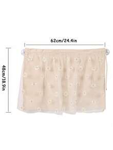 1pc Car Sunshade Side Curtain Suction Cup Type Interior Curtain For Sun Protection And Heat Insulation Car Window Sunshade - one-size - View 6