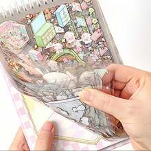 40pcs Stickers, The Sims Series, Exquisite DIY Landscape Fun Stickers, Scrapbook Supplies, Decorative Laptops, Phone Cases, Stationery Cases,School Supplies,Back To School - Multicolor - View 3