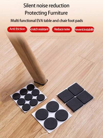 Chair Leg Pads, Table Leg Pads, Furniture Protectors, Anti-Scratch, Anti-Slip, Anti-Collision, Cushion Covers, Noise-Reducing Chair Leg Covers