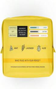 The Honey Pot Company - Herbal Postpartum Pads W_Wings - Infused W_Essential Oils For Cooling Effect, Organic Cotton Cover, &Amp; Ultra-Absorbent - 12ct - 64 Count (Pack Of 1) - View 8