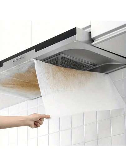 12 piezas de campana extractora japonesa, con papel succionador de aceite limpio y conveniente, membrana de filtro, campana extractora de cocina, pegatina anticeniza, pantalla de filtro, campana de aceite, tira de algodón succionador de aceite, pantalla de filtro universal específica para cocina, etiqueta adhesiva integrada para la estufa