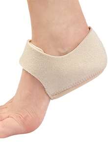 1/2 Pairs Of Gel Heel Protector Adjustable Foot Warmer Soft Breathable Heel Pad Hook And Loop Heel Cover High Fitting Fitness Supplies - Multicolor - View 10