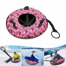Inflatable Sledding Tube For Winter Fun - Durable Oxford Cloth, 80cm, Perfect For Kids And Adults, Quick Inflation, Lightweight, Ideal For Snowy Adventures - Multicolor - View 2