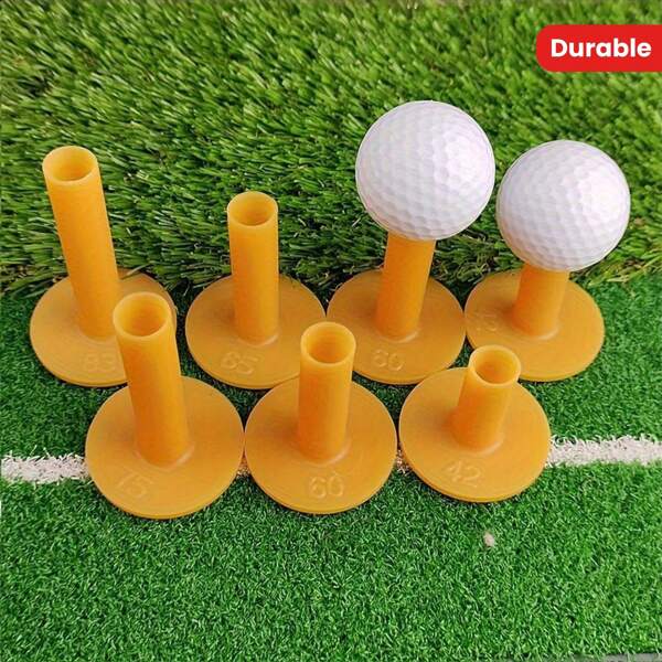 5pcs Rubber Golf Ball Tee Set - Durable Multi-Size Set, Suitable For Training And Practice - Suitable For Golfers - Suitable For Golf Courses And Practice Ranges - Perfect Gift For Golf Enthusiasts