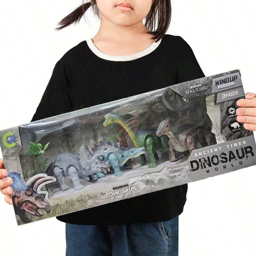 Dinosaur Walking Toy Without Batteries, Suitable For Children Over 3 Years Old, Safe And Fun Educational Toys, Stimulate Imagination And Hands-On Ability. - Nhiều màu - Xem 1
