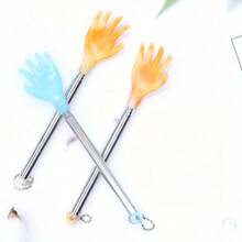 1 pieza Rascador de espalda extensible, masajeador de garra compacto y portátil, bastón de masaje manual