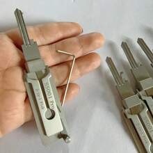 1 件二合一紧急开启工具，民用锁匠撬棒，便携式，高精度专业工具，不适用于所有锁芯