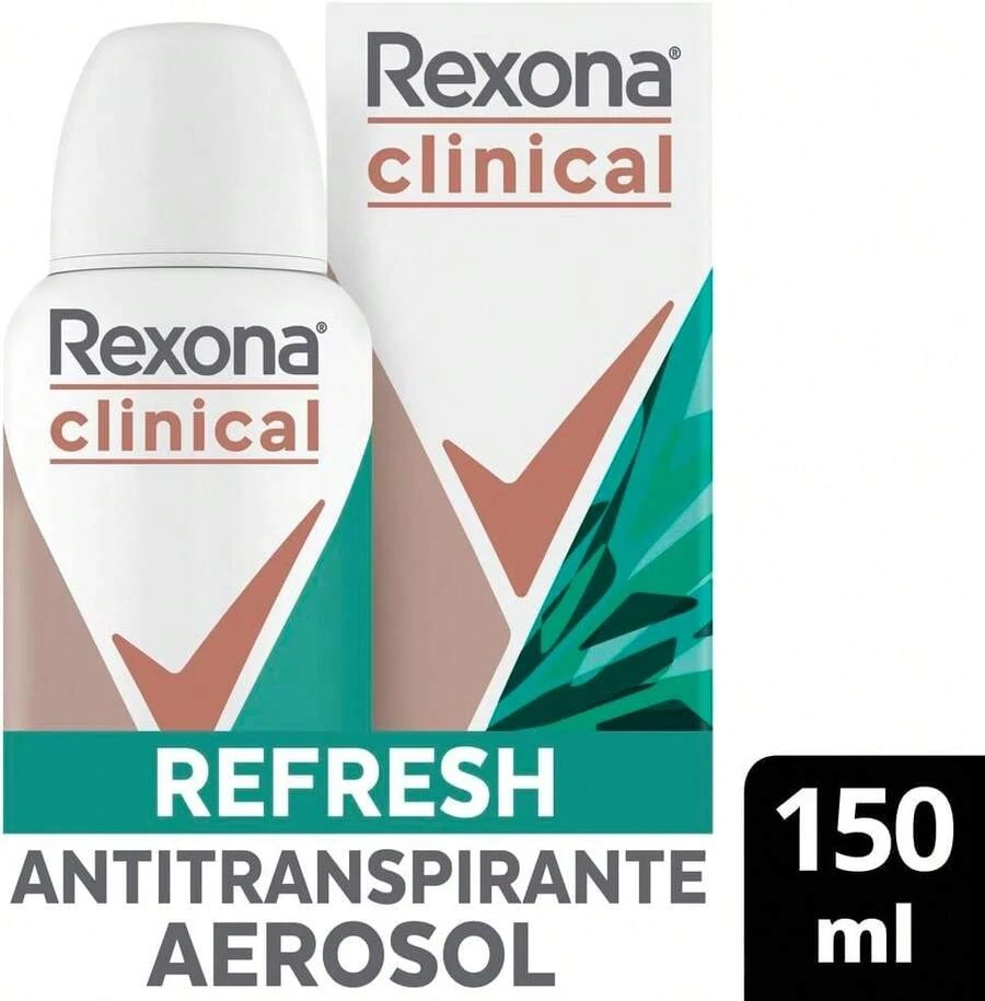 Desodorante Antitranspirante Rexona Clinical Feminino Refresh 150ml ...