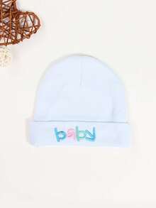 1pc Embroidered Baby Cap Hat, Warm, Breathable, Windproof And Protective, 0-6 Months Old Baby Boys And Girls, Thin And Comfortable, Suitable For Daily Use In Hospitals And Outdoors, Cute And Exquisite Gift Hat, Spring And Summer Style - Multicolor - View 6