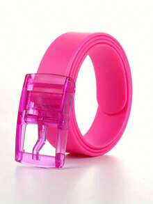 男士时尚硅胶休闲腰带，塑料扣 - 白色和糖果色可选，适合休闲和正式场合，可调节，是圣诞节、情人节、毕业典礼的完美礼物，也是秋季、万圣节和秋冬季日常穿着的舒适配饰，适合青少年、青年、男士，休闲、户外、运动、度假、毕业、生日、日常穿着。