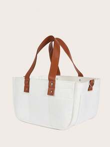 1pc Baby Nursery Storage Basket - Diaper Caddy Organizer, Stroller Hanging Bag, Nursery Essentials Organizer, Suitable For Diaper Station, Newborn Necessities, Baby Shower Gifts And Registry For Boys Or Girls - Multicolor - View 13