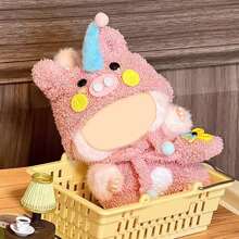 Clothes For Doll, 15/17cm Doll Clothes Set Suitable For Dolls Accessories - Pig Hat + Clothing + Mini Crossbody Bag (NO Doll),Piggy - Multicolor - View 3