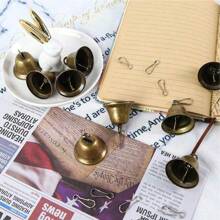 5/10/20pcs Craft Bells Bronze Metal Jingle Bells,Vintage Bells With Hook,DIY Wind Chimes,Dog Potty Training, Doorbell,Gift Wrap Wedding,Christmas Tree Decor DIY Supplies