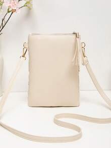 New Small Crossbody Bag For Women, Niche Beach Side Versatile Shoulder Bag, Fashionable Mini Square Envelope Bag, Versatile Ins Casual Crossbody Vacation Beach Bag