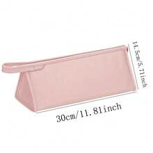 1 bolsa de armazenamento de viagem, bolsa de armazenamento portátil de PU sem odor para secador de cabelo, modelador de cachos
