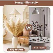 16PCS 40 Inch Fluffy Dried Pampas Grass Decor, Tall Ige Artcial Plants Boho Decor For Floor Vase Droom S Baby Shower Farmhouse Decoration