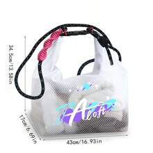 Transparent Waterproof Fashion Backpack Organizer Bag, Luggage Packing Cubes For Clothes, Swimwear, Cosmetics, With Strap, Large Capacity For Outdoor Travel And Toiletries, Waterproof Clear Backpack, Casual Style For Outdoor Sports Or Travel Convenience, School Backpack