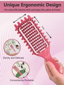 Hair brushes-EU+UK 卷发定型梳，2026闪光造型梳，专为卷发设计，打造女性专属卷发造型