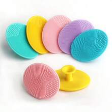 硅胶洗发刷去污按摩刷洗发梳沐浴洗发工具，美发工具，美发用品，旅行必备，旅行，理发师，发型师，理发师配件，情人节，美发用品，发型师，理发店，沙龙，度假必备，美发产品，理发店，情人节礼物，女士旅行必备，发型师工具 - 隨機顏色 - 查看 1