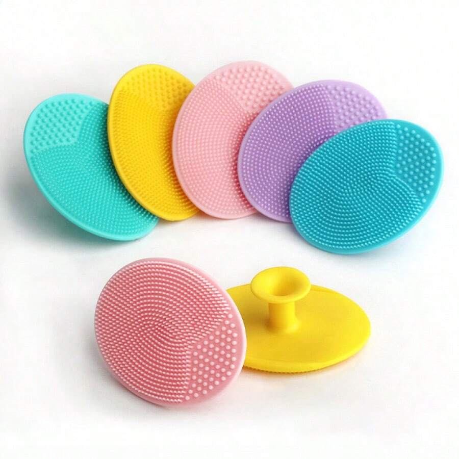 硅胶洗发刷去污按摩刷洗发梳沐浴洗发工具，美发工具，美发用品，旅行必备，旅行，理发师，发型师，理发师配件，情人节，美发用品，发型师，理发店，沙龙，度假必备，美发产品，理发店，情人节礼物，女士旅行必备，发型师工具 - 隨機顏色 - 查看 1