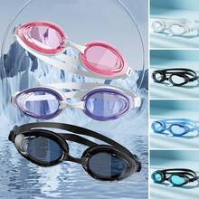 Erwachsene Anti-Beschlag-Linse Herren Damen Schwimmbrille wasserdicht verstellbar Silikon Tauchbrille, Strandutensilien, Strandaccessoires, Poolschwimmhilfe - Verschiedenfarbig - Übersicht 4
