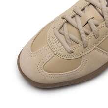 Puma Zapatillas de lona con amortiguación de impactos Palermo Pop de corte bajo para hombres y mujeres, zapatos casuales ideales para viajes 403257 - Almendra tostada marrón - Ver 9