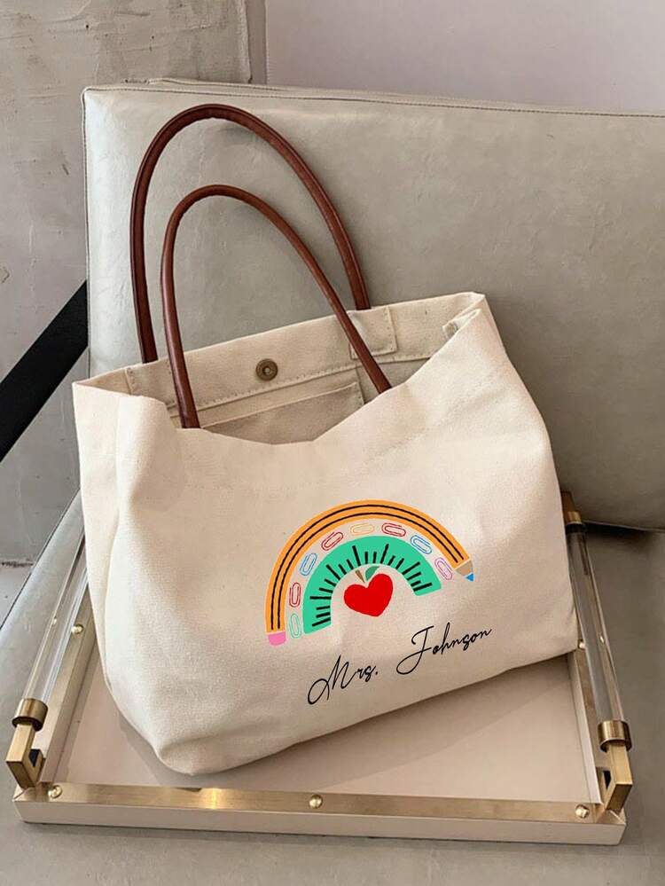 Túi Tote Giáo Viên Cá Nhân Có Tên, Túi Đeo Vai Vải Canvas Tùy Chỉnh Cho Nữ, Quà Tặng Nghỉ Hưu Cho Giáo Viên, Quà Tặng Giáo Viên Nghệ Thuật, Túi Tote Có Tên Tùy Chỉnh, Túi Quà Phù Dâu, Túi Tote Tiệc Cưới, Túi Quà Ngày Lễ, Ý Tưởng Quà Tặng Cho Giáo Viên, Túi Tote Tái Sử Dụng Cho Phụ Nữ, Túi Đeo Vai Cá Nhân Hóa Quà Tặng Tri Ân Cho Giáo Viên Nghệ Thuật Hoặc Giáo Viên Nghỉ Hưu, Túi Quà Phù Dâu Cho Đám Cưới Hoặc Ngày Lễ - Nhiều màu - Xem 4