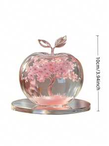 1pcs2D平面厚度0.3厘米水晶苹果创意家居客厅桌面摆件，彩色亚克力活力波西米亚风格，收藏雕像，桌面匾额，适用于客厅、卧室、书房和办公室装饰 - 彩色 - 查看 16