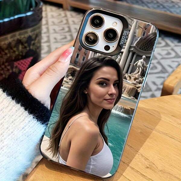 1 stuk gepersonaliseerde telefoonhoesje, compatibel met Apple 16, 15, 14, 13, 12, 11 Pro Max, XR, XS, X, 8, 7 Plus / / / / OPPO etc. Speciaal gepersonaliseerd telefoonhoesje met foto voor personalisatie, verjaardagen, koppels, familie, huisdierfoto, gepersonaliseerde telefoonbeschermhoes