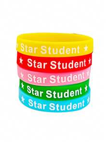 hoojojo 5pcs/Set Gelang Warna-warni, Gelang Penghargaan Siswa, Penghargaan Siswa Berprestasi, Perlengkapan Kembali ke Sekolah - MultiWarna - View 11