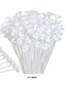 10pcs Balloon Sticks - Plastic Party Balloon Rods For Weddings, Birthdays, & More (32cm/40cm) Valentine DAY, Valentines Wedding, Birthday,Party Balloon Filling Decoration Accessories,Father's Day, Mother's Day, Anniversary, Valentine Day