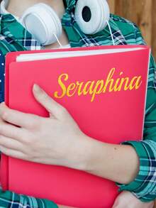 1-4 piezas Etiquetas/Pegatinas personalizadas con nombre, Calcomanías con nombre, Pegatinas personalizadas, Etiquetas con nombre, Pegatinas con fecha, Regalos DIY, Fuente manuscrita, Pegatinas de boda, Pegatinas de regalo. Pegatinas personalizables con nombre holográfico, Calendarios festivos - Multicolor - Ver 6