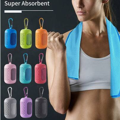 清凉运动毛巾，吸汗速干，适合夏季户外活动