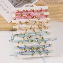 1 Set New Bohemian Style Hollow Weaving Expandable Bracelet Bangle