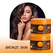 2pcs-Quick Black Sunless Tanning Gel - Convenient And Effective, Suitable For All Skin Types, Men And Women's Natural Non-Tanned Lotion, Quick Solution For Tanning - 2個 - 查看 6