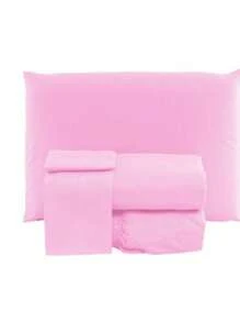 3 Piece Plain Microfiber Queen Sheet Set
