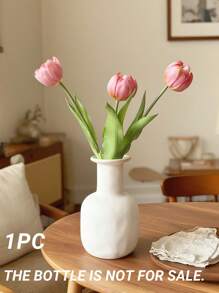 3 piezas de tulipanes artificiales de tacto real, de alta calidad, muy populares en Arabia Saudita, para decoración de hoteles, oficinas, hogares, ramos de boda, decoración de mesas de comedor, Día de San Valentín, regalo