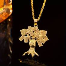 1 Men's Fashion Personalised Necklaces Punk Hip-Hop Style Money Tree Fortune Tree Coin Pendant Necklaces For Men And Womenold School Rock Handsome Pendant Twist Necklaces Daily Music Festival Celebrating Festivalscreative New Wave Delicate Accessoriesromantic - 發財樹項鍊 - 查看 7
