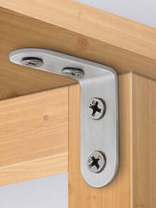 10 件不锈钢直角支架，90 度 L 型连接器，25/30/40/50 厘米家具连接五金件带螺丝 - 彩色 - 查看 7