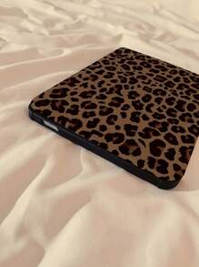 Cheetah,Leopard Print A Beautiful And Cute Leopard Print Double-Sided Painted Pattern 720-Degree Rotating Acrylic Transparent Crystal Back Plate Anti-Drop Flat Protective Case That Supports Sleep And Wake-Up