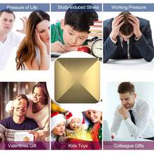 1 pieza para aliviar el estrés - Un juguete dinámico de escritorio, un giro superior giratorio para la ansiedad y la herramienta de enfoque sensorial de TDAH, el mejor regalo de cumpleaños para Navidad y Halloween, juguete giratorio de escritorio cinético, cubo cinético, yema de metal