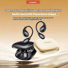 Lenovo Bluetooth Headset TA320 Open Sports Headset Bluetooth 5.4 Ultra-Low Latency Apple And Android Compatible Non-In-Ear Comfortable Style Moon Rock White - Moon Rock White - View 2