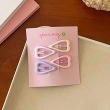 3/6/8/12/16件套可爱刘海夹、侧夹、小发夹、BB夹发饰，纸板包装