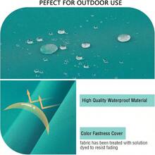 Outdoor Cushions For Patio Furniture Outdoor Seat Cushion Waterproof Hampton Bay Deep Seat Replacement Couch Chair Cushions For Garden Lawn Backyard Deck 24 X 24 Peacock Blue - 孔雀藍 - 查看 6