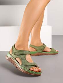 Vices 粗花呢平底凉鞋，适合聚会、宴会、约会、外出