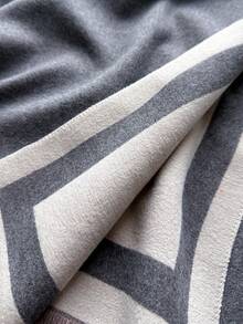 1 pezzo Sciarpa minimalista di alta qualità in colore unito in finta cashmere, calda, antivento per l'autunno/inverno, coprispalle versatile e alla moda, adatto per abbinamenti quotidiani e decorazione degli abiti