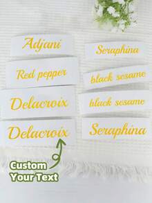 1-4 piezas Etiquetas/Pegatinas personalizadas con nombre, Calcomanías con nombre, Pegatinas personalizadas, Etiquetas con nombre, Pegatinas con fecha, Regalos DIY, Fuente manuscrita, Pegatinas de boda, Pegatinas de regalo. Pegatinas personalizables con nombre holográfico, Calendarios festivos - Multicolor - Ver 7