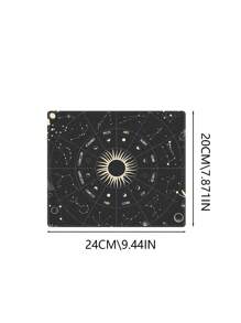 1pc New Design Mouse Pad 90x40cm Large Size Computer Keyboard Desk Pad, Beautiful And Dirt Resistant, Water-Resistant, Simple Star And Sun Design Ideal For Gaming And Office Use, Non-Slip Rubber Base